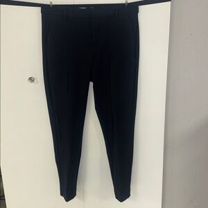 Liverpool Navy Pants with White Microdot Pattern